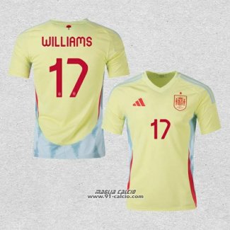 Seconda Maglia Spagna Giocatore Williams 2024