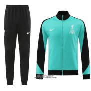 Tuta da Track Giacca Liverpool 2024-2025 Verde