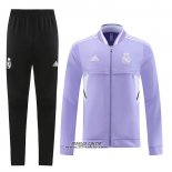 Tuta da Track Giacca Real Madrid 2022-2023 Purpura