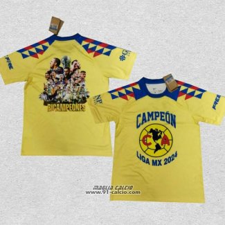 Maglia America Champion 2024-2025 Giallo Thailandia