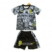 Maglia Brasile Jesus Bambino 2024-2025 Nero