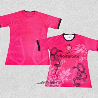 Maglia Inter Dragon 2024-2025 Rosa Thailandia