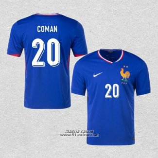 Prima Maglia Francia Giocatore Coman 2024