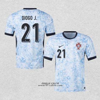 Seconda Maglia Portogallo Giocatore Diogo J. 2024