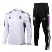 Tuta da Track Felpa Real Madrid 2022-2023 Bianco