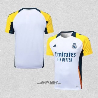 Maglia Allenamento Real Madrid 2024-2025 Bianco