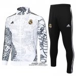 Tuta da Track Giacca Real Madrid Dragon 2024-2025 Bianco