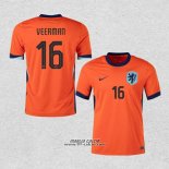 Prima Maglia Paesi Bassi Giocatore Veerman 2024