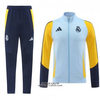 Tuta da Track Giacca Real Madrid 2024-2025 Azzurro