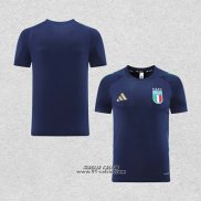 Maglia Allenamento Italia 2024-2025 Blu