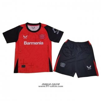 Prima Maglia Bayer Leverkusen Bambino 2024-2025