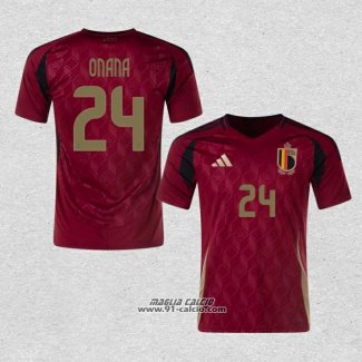 Prima Maglia Belgio Giocatore Onana 2024