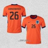 Prima Maglia Paesi Bassi Giocatore Gravenberch 2024