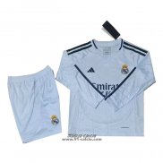 Prima Maglia Real Madrid Bambino Manica Lunga 2024-2025