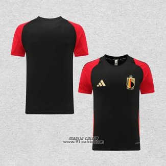 Maglia Allenamento Belgio 2024-2025 Nero