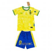 Maglia Brasile Jesus Bambino 2024-2025 Giallo