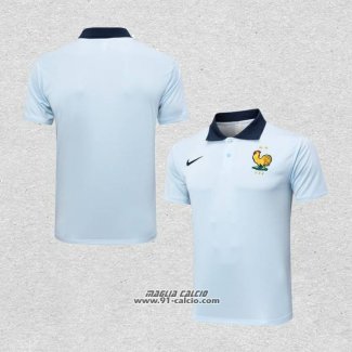 Maglia Polo Francia 2024-2025 Blu