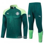 Tuta da Track Felpa Palmeiras 2024-2025 Verde